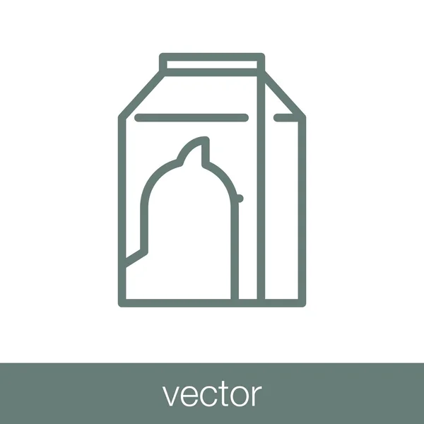 Katzenfutter Ikone Konzept Flacher Stil Design Illustration Symbol — Stockvektor