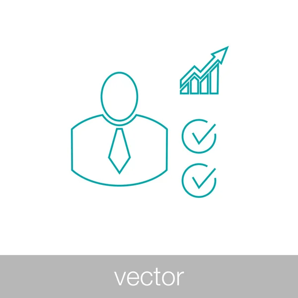Métricas de negocios - Ilustración de stock — Vector de stock