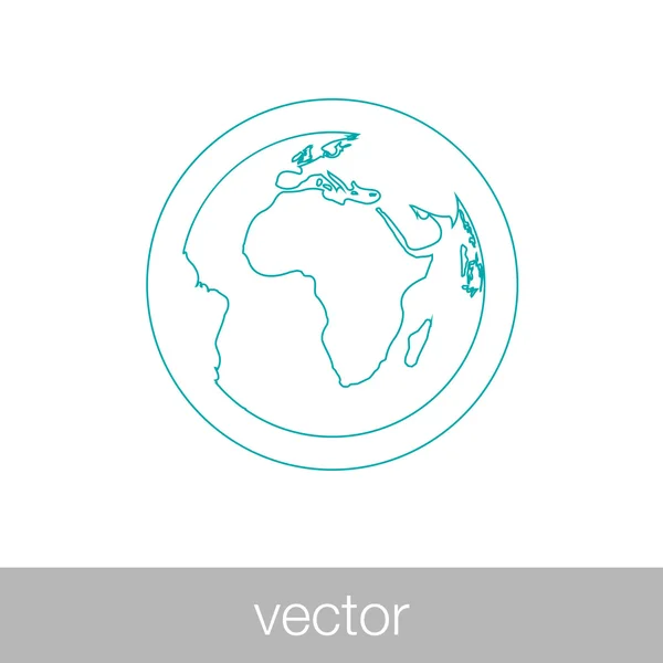 Web - Glode pictogram — Stockvector