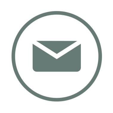 Inbox - Envelope Mail icon. Flat design icon