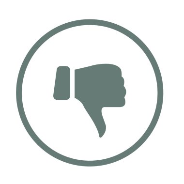 Negatif geri besleme kavramı simge. Aşağıda gösterilen ver. Hisse senedi illustr