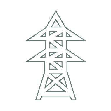 Enerji programı simgesi - hisse senedi illüstrasyon