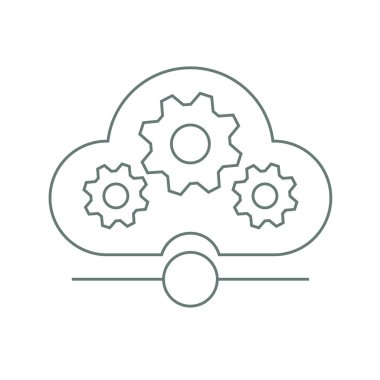 Altyapı - yaratıcı bulut arka vites ile. hisse senedi hasta