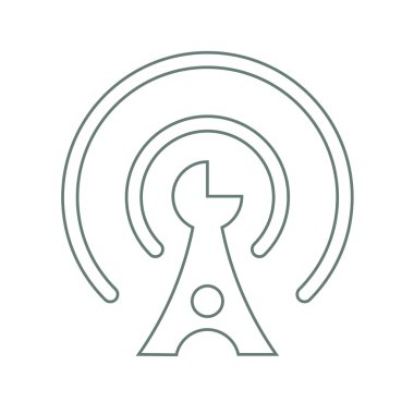 Telekomünikasyon - düğme - iletişim Kulesi Icon - ben stok