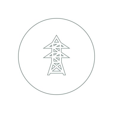 Enerji programı simgesi - hisse senedi illüstrasyon