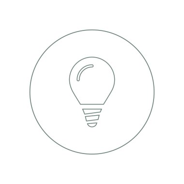 Yaratıcı bir fikir ilham concep olarak ampul şeklinde