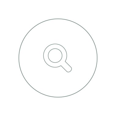 Arama Büyüteç kavramı simgesi. Hisse senedi illüstrasyon düz tasarım ŞA