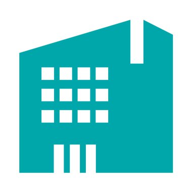 Mid-büyüklük kavramı simge oluşturma. Bina kavramı simge. Hisse senedi Il