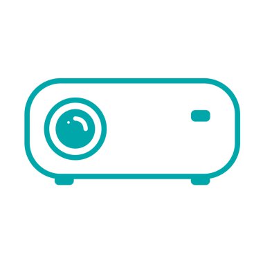 Sunu kavramı simge. Projektör kavramı simge. Hisse senedi illustr