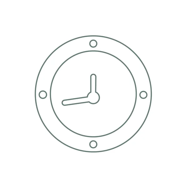 Rastreador de tempo - Botão - ilustração estoque - Assista com tempo fac — Fotografia de Stock