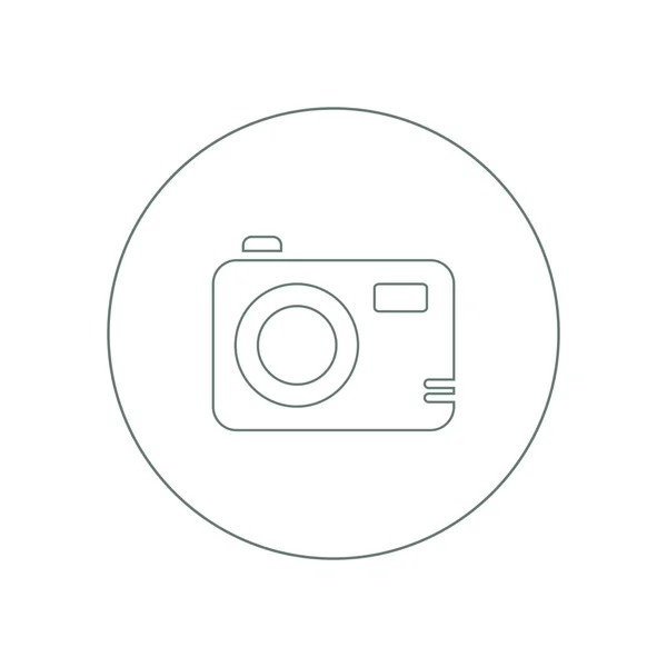 Media & icona concetto di elettronica. Icona del concetto di fotocamera digitale. S — Foto Stock