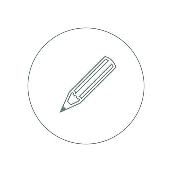 Ikona koncepcja ołówka. — Zdjęcie stockowe