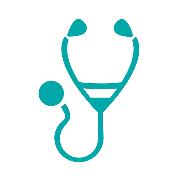 Flat Medical Icon | Stethoscope — стокове фото