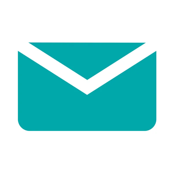 Inbox - Envelope Mail icon. Flat design ico — Stock Photo, Image