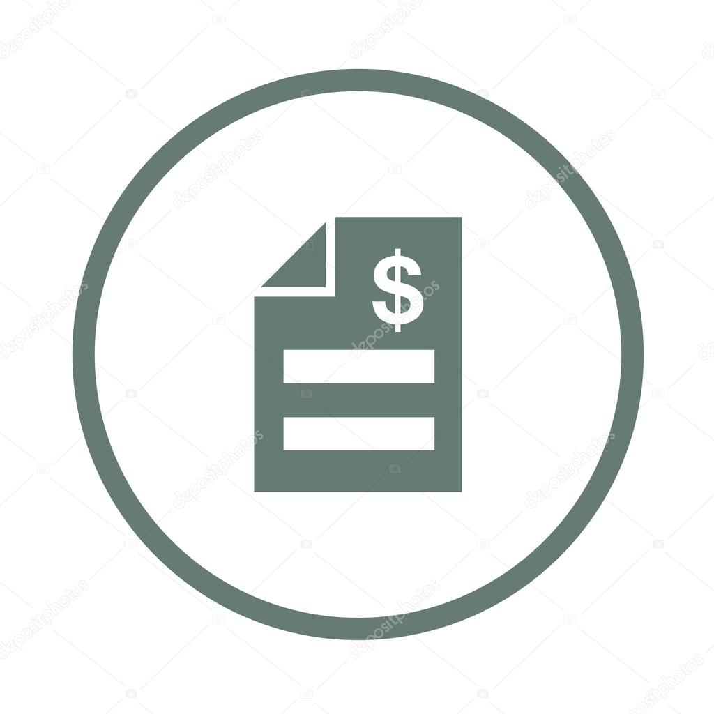 Rechnung-Konzept. Rechnung-Symbol — Stockfoto © Mr_Graphic ...
