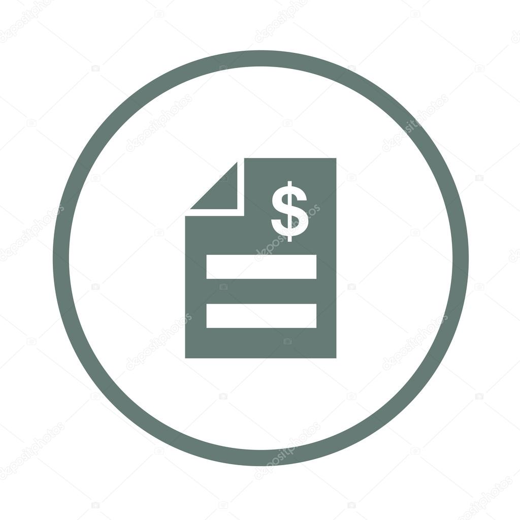 invoice concept. bill icon