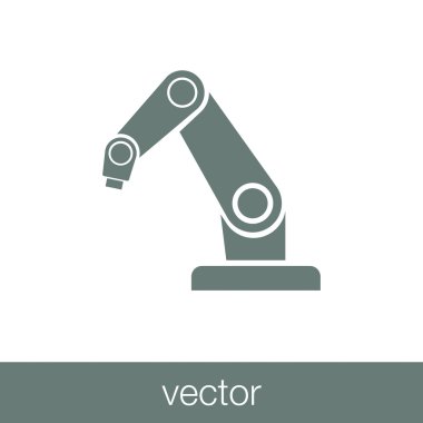 Ürün geliştirme kavramı simge. Robot simgesi. Sanayi robot ICO