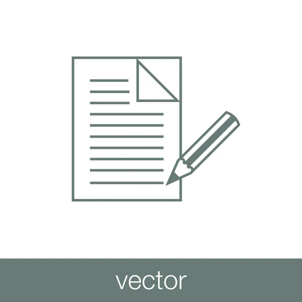 Documentos - Contrato de empresa — Vector de stock