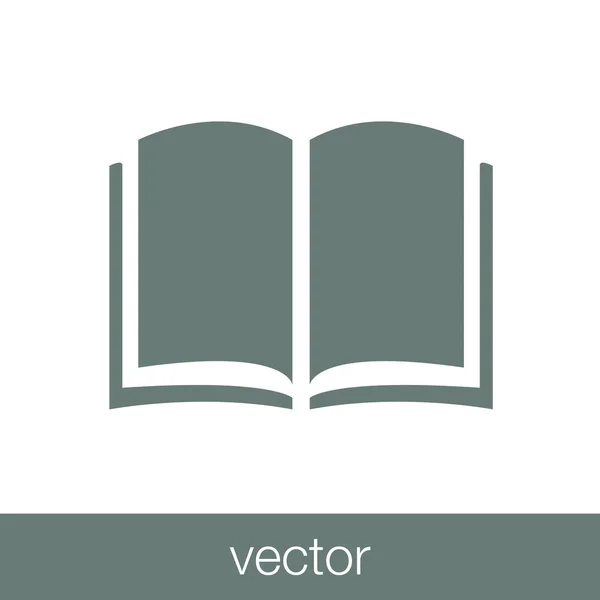 Icono del concepto de publicación. Icono de concepto de libro. Ilustración de existencias f — Vector de stock