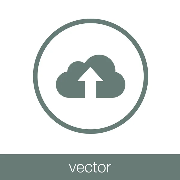 Vektor-Symbol hochladen — Stockvektor