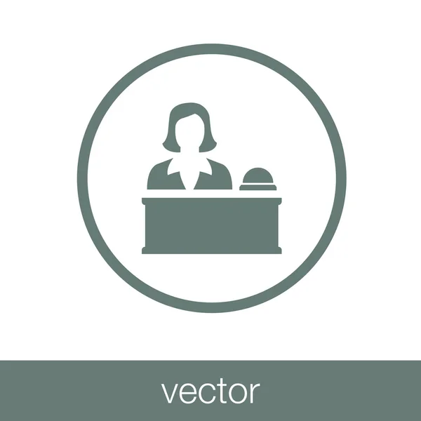 Recepce — Stockový vektor