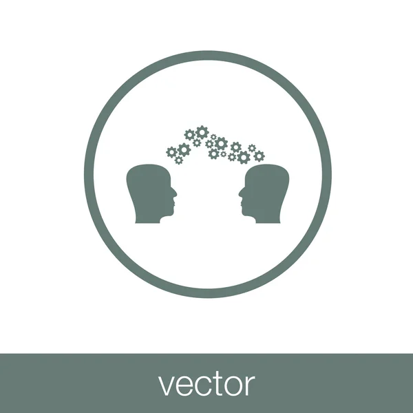 Team koncept ikon - Teamwork koncept ikon – Stock-vektor