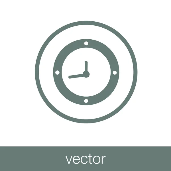 Time Tracker - Botón - Stock Illustration - Reloj con fac de tiempo — Vector de stock