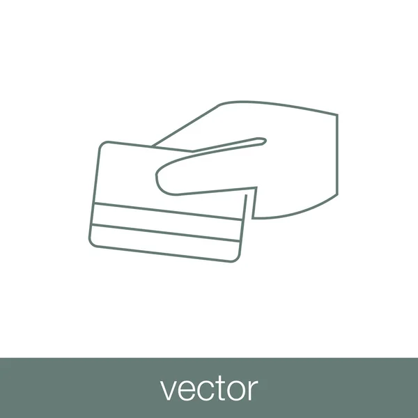 Client bedrijf creditcard — Stockvector