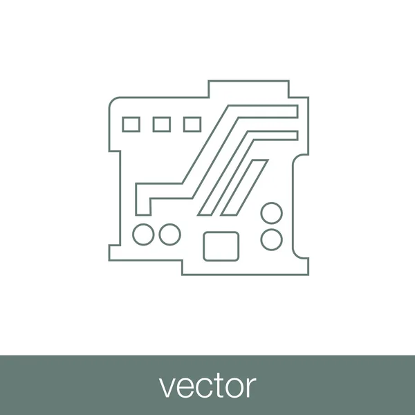 Electronics - FILL PETROL — Stock Vector