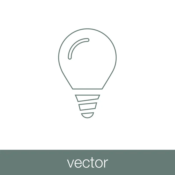 Idea creativa a forma di lampadina come ispirazione concep — Vettoriale Stock