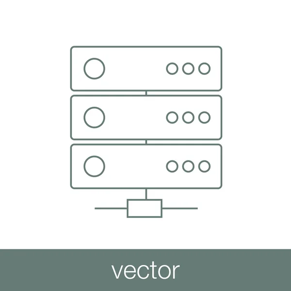 Infrastruttura di rete - Pulsante - Cloud Computing Concept Backgr — Vettoriale Stock