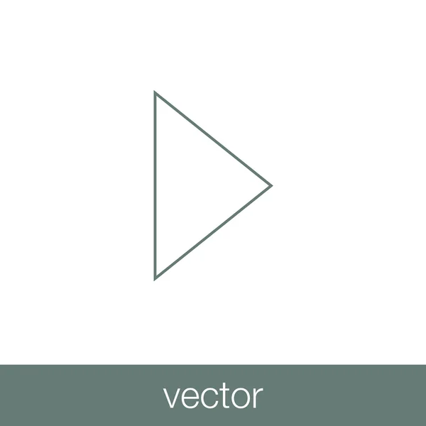 Flèche droite - FILL PETROL — Image vectorielle
