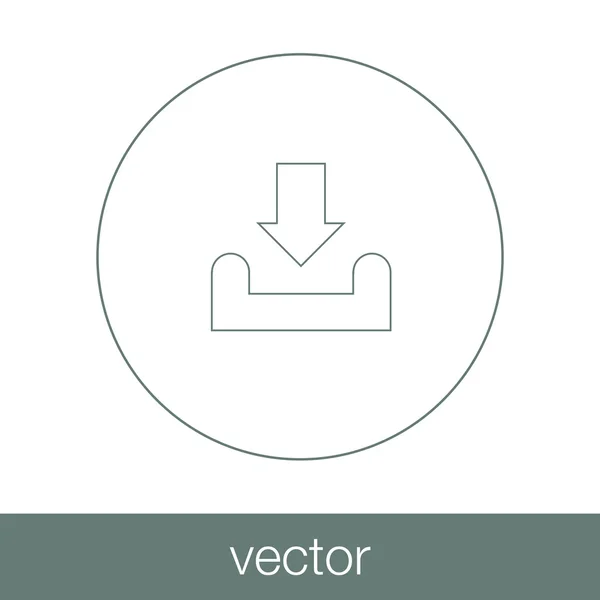 Baixar Ícone —  Vetores de Stock