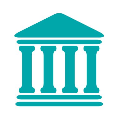 Stok illüstrasyon - izole üniversite kavramı simge - çalışmalar