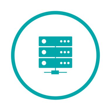 Altyapı - düğme - bulut bilgi işlem kavramı arka plan - hisse senedi illüstrasyon ağ