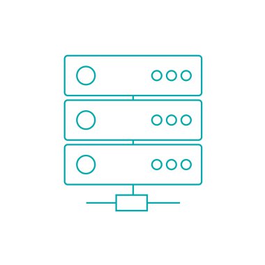 Ağ altyapı - düğme - bulut kavramı Backgr