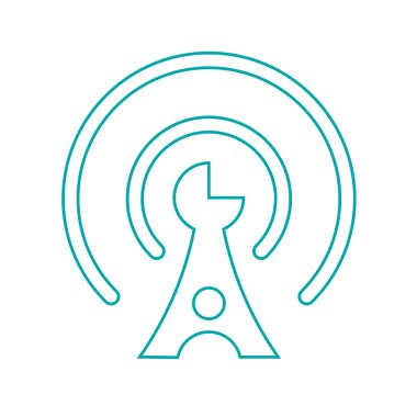 Telekomünikasyon - düğme - iletişim Kulesi Icon - ben stok