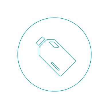 Plastik şişe kavramı simge. Hisse senedi illüstrasyon düz tasarım simgesi