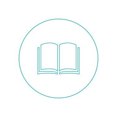 Yayımlama kavramı simge. Kitap kavramı simgesi. Hisse senedi illüstrasyon düz tasarım simgesi.