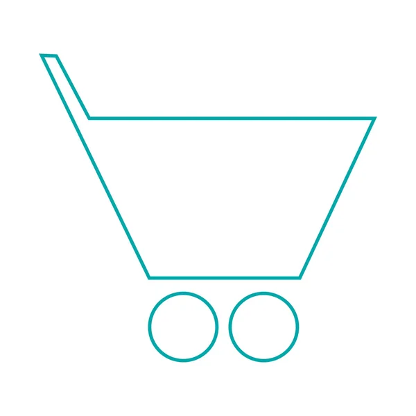 Shopping cart icon — Stock Photo, Image