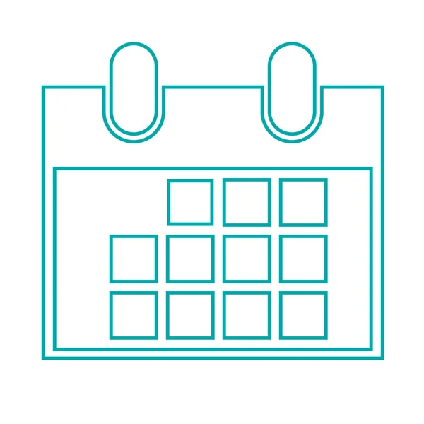 Ikonę kalendarza - czas ilustracja — Zdjęcie stockowe