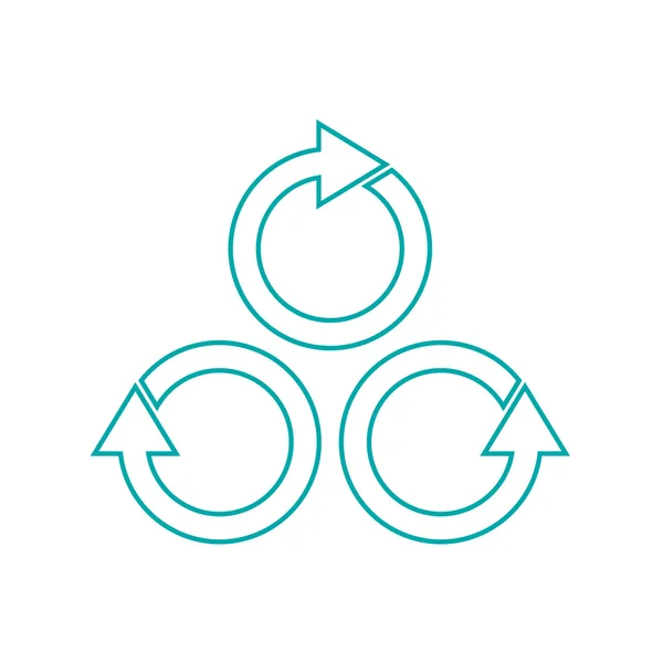 Parallel processes concept icon. Stock illustration flat design
