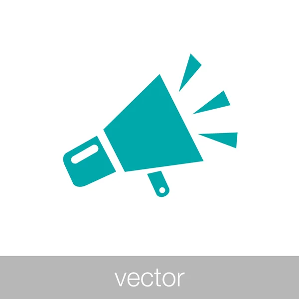 Pictograph van megafoon — Stockvector