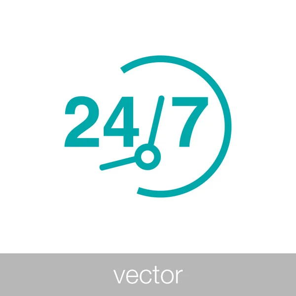 Vždy k dispozici — Stockový vektor