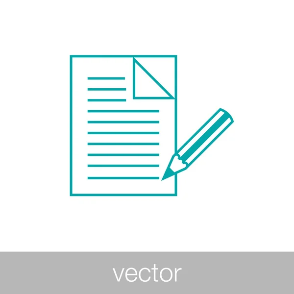 Документы - Business Contract — стоковый вектор