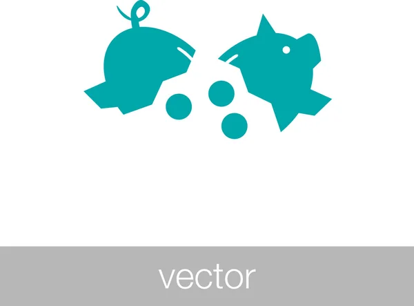 Icono de gastos . — Vector de stock