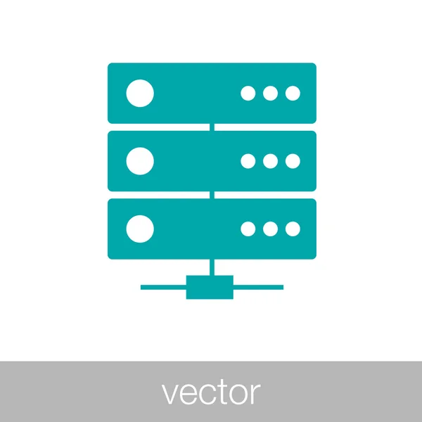 Infrastructure réseau - Bouton - Cloud Computing Concept Backgr — Image vectorielle