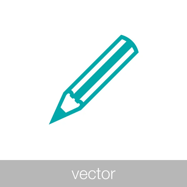 Pencil concept icon. — Stock Vector