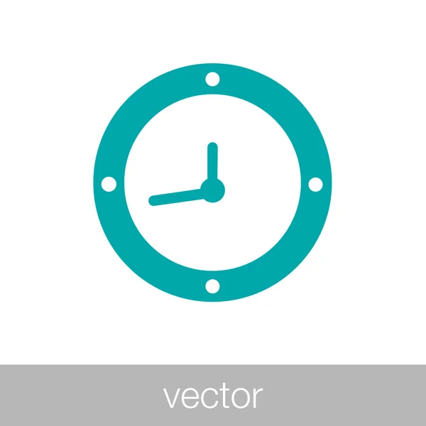 Time Tracker - Pulsante - Illustrazione Stock - Guarda con fac tempo — Vettoriale Stock