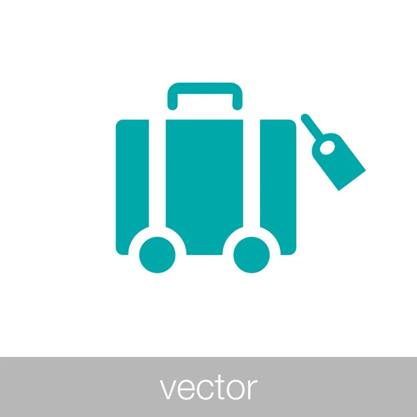 Путешествие - Кнопка - Stock Illustration - Travel concept icon - lug — стоковый вектор
